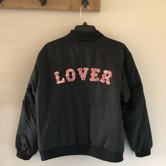 New Georgia Mae Lover Bomber Jacket Size Medium - Picture 3 of 8